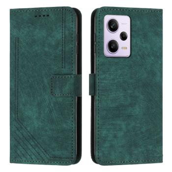 STRIPE Peňaženkové puzdro s remienkom Xiaomi Redmi Note 12 Pro zelené