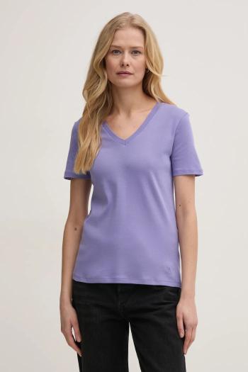 Bavlnené tričko United Colors of Benetton dámske, ružová farba, 3GA2E4230