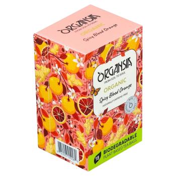 ORGANSIA Spicy blood orange ovocno-bylinný 18 sáčkov