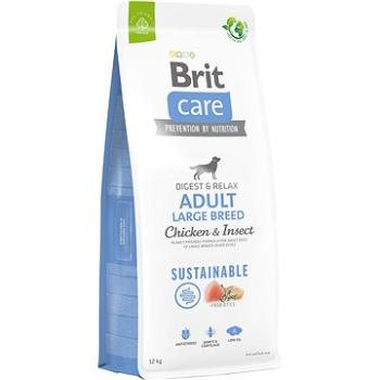 Brit Care Dog Sustainable s kuracím a hmyzom Adult Large Breed 12 kg (8595602558742)