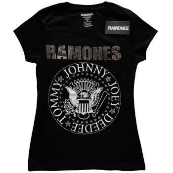 Ramones tričko Presidential Seal Čierna XL