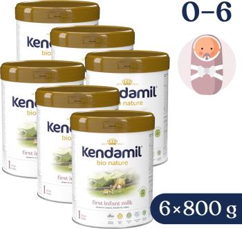 Bébitápszer Kendamil BIO Nature 1 DHA+ (6× 800 g)