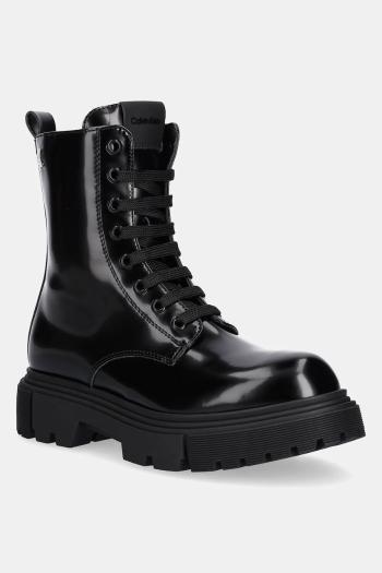 Detské topánky Calvin Klein Jeans čierna farba, V4A5-83133