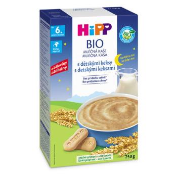 HiPP Na dobrú noc s detskými keksmi BIO 250 ml