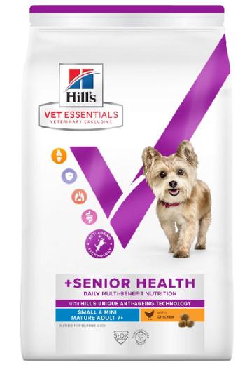 HILLS VE Canine Multi benefit Senior health Small Chicken granule pre psy 2kg