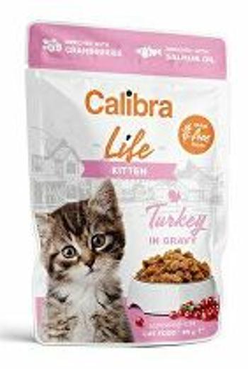 Calibra Cat Life Kitten Kuracie mäso v omáčke 85g