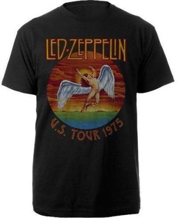 Led Zeppelin Tričko USA Tour '75. Unisex Black L