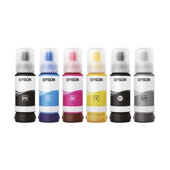 Epson originál ink C13T07D44A, yellow, Epson EcoTank L8160, L8180, žltá