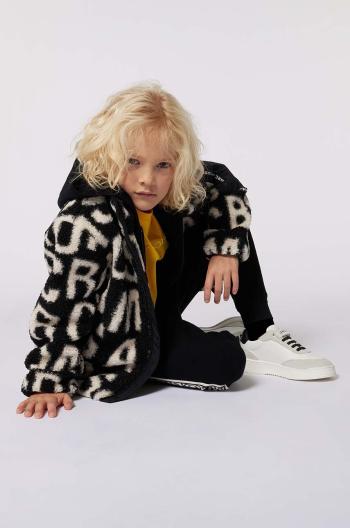 Detská bunda Marc Jacobs čierna farba, W60261