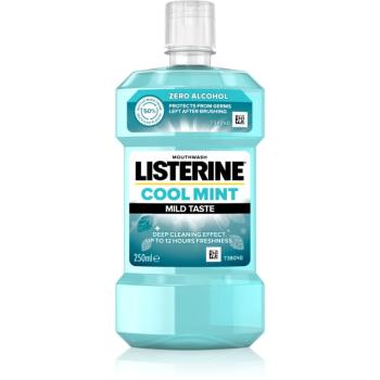 Listerine Cool Mint Mild Taste ústna voda bez alkoholu príchuť Cool Mint 250 ml