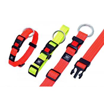 Obojok nylon ART Sportiv reflex 45-65/25 oranžový KAR 1ks