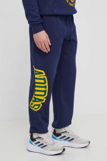 Tepláky adidas Originals VRCT Pants tmavomodrá farba, s potlačou, IS0196