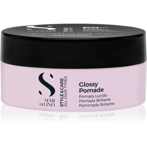 Alfaparf Milano Semi di Lino Style&Care Glossy Pomade tvarujúca vosková pomáda pre usmernenie a modelovanie účesu s vysokým leskom 100 ml