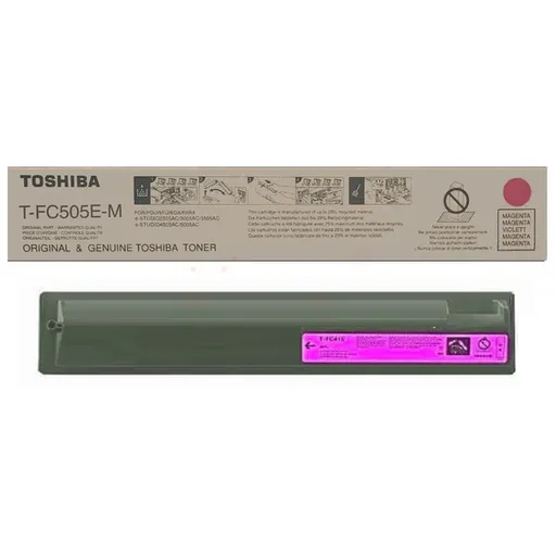 TOSHIBA TFC505EM - originálny toner, purpurový, 33600 strán