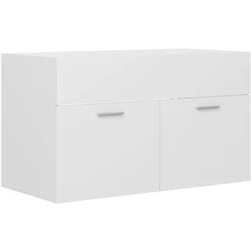 Skrinka pod umývadlo biela 80 x 38,5 x 46 cm drevotrieska 804656 (835,95)