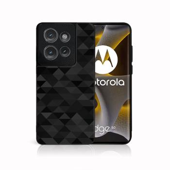 MY ART Ochranný kryt pre Motorola Edge 50 BLACK TRIANGLES (232)