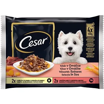 Cesar Selection v omáčke 4× 100 g (8410136020759)