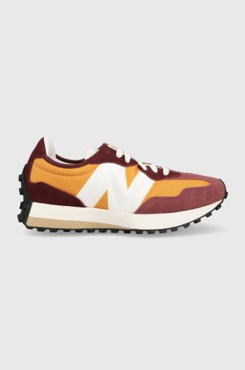 Topánky New Balance MS327OA-7OA, bordová farba