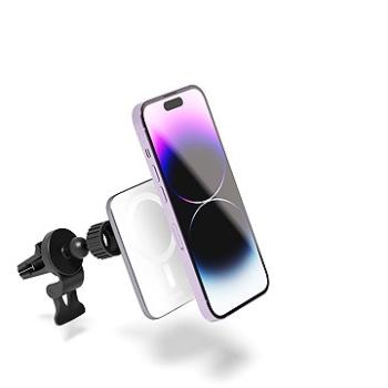 Epico Ultrathin Wireless Car Charger MagSafe compatible strieborná/biela (9915101300218)