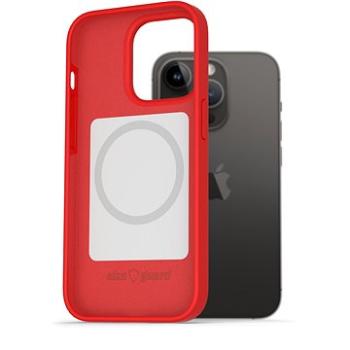 AlzaGuard Magsafe Silicone Case na iPhone 14 Pro červený (AGD-MFMS0006R)