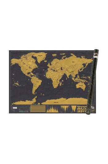 Stieracia mapa Luckies of London Scratch Map® Deluxe