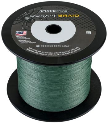 Spiderwire splietaná šnúra dura4 green-priemer 0,17 mm / nosnosť 15 kg