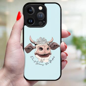 MY ART Ochranný kryt pre Apple iPhone 16 Pro HAPPY COW (181)