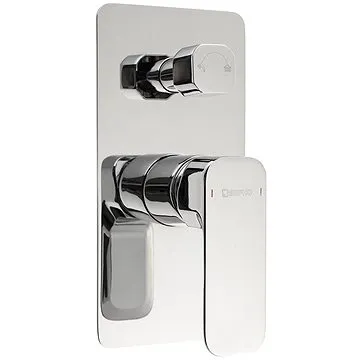 SAPHO SPY podomietková sprchová batéria, 2 výstupy, otočný prepínač, chróm PY43