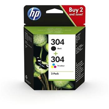 HP 3JB05AE č. 304 multipack čierna + tricolor