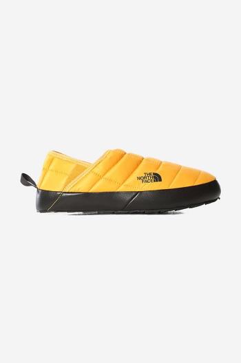 Papuče The North Face THERMOBALL TRACTION žltá farba, NF0A3UZNZU3