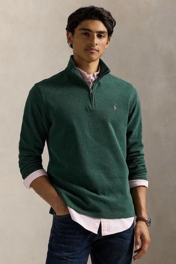 Bavlnená mikina Polo Ralph Lauren šedá farba, 710671929