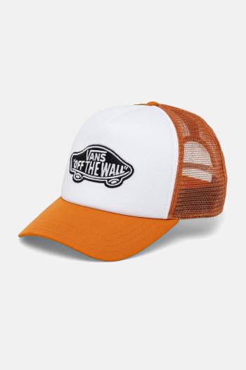 Šiltovka Vans oranžová farba, vzorovaná, VN00066X52K1