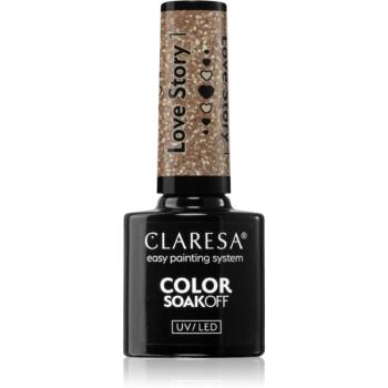 Claresa SoakOff UV/LED Color Love Story gélový lak na nechty odtieň 1 5 g