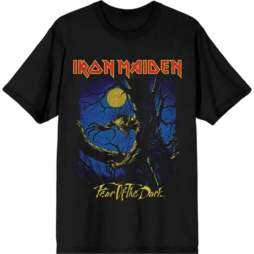 Iron Maiden tričko Fear of the Dark Moonlight Čierna XXL