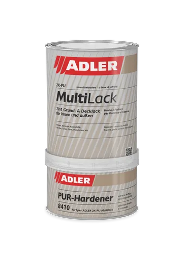 ADLER 2K-PU-MULTI-LACK - Polyuretánová farba pre krycie nátery aj náter obkladačiek RAL 9004 - signálne čierna, 1 kg