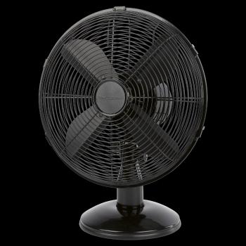 Kovový stolový ventilátor ProfiCare VL 3063 BK,čierny
