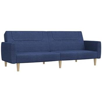 2-miestna rozkladacia pohovka modrá textil, 337409