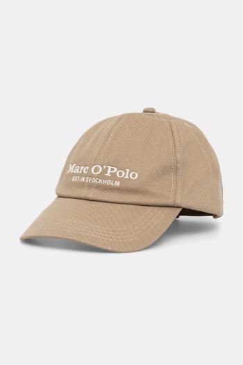 Šiltovka Marc O'Polo zelená farba, s nášivkou, M22803801076