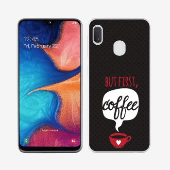 PROTEMIO MY ART Ochranný obal Samsung Galaxy A20e COFFEE (056)
