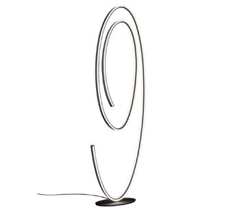 LED stojaca lampa Cinque Ciola čierna 477210132