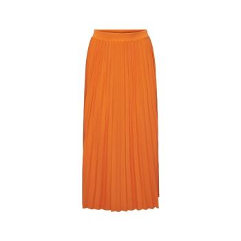 Only  Melisa Plisse Skirt - Orange Peel  Sukňa Oranžová