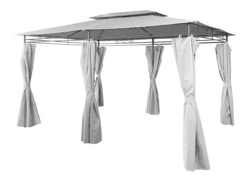 Chomik Záhradný altánok GAZEBO | sivá