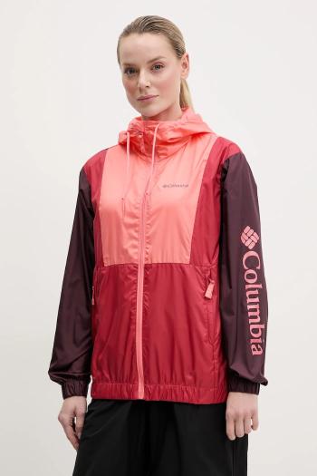 Vetrovka Columbia Lily Basin II červená farba, 2116521
