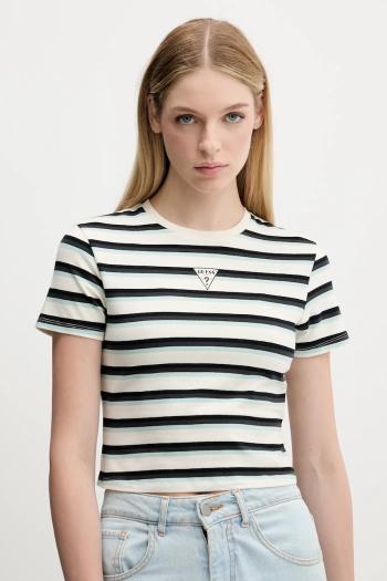 Tričko Guess Originals dámske, zelená farba, W5GI57 J1314