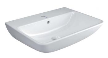 DURAVIT - ME by Starck Umývadlo, 60x46 cm, s prepadom, s otvorom na batériu, biela 2335600000