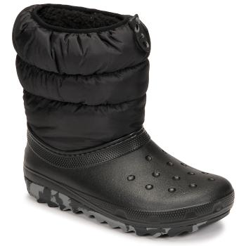 Crocs  Classic Neo Puff Boot K  Obuv do snehu Čierna