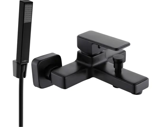 MEXEN/S - Cetus R77 SET vaňová batéria so sprchou, čierna 74433R77-70