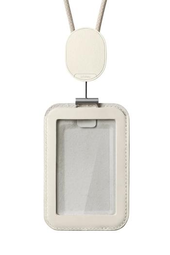 Puzdro na identifikačnú kartu so šnúrkou na krk Orbitkey Card Holder Pro 56 x 7 x 0,9 cm béžová farba