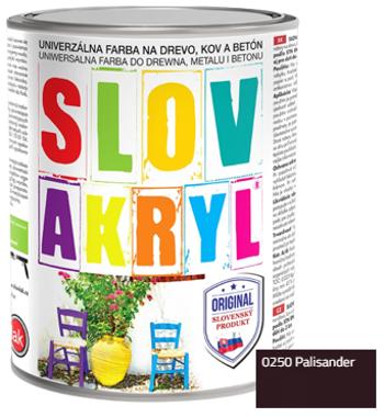 SLOVAKRYL - Univerzálna vodou riediteľná farba 5 kg 0250 - palisander