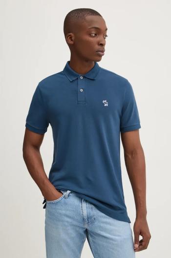 Polo tričko Abercrombie & Fitch pánske, jednofarebné, KI124-4380